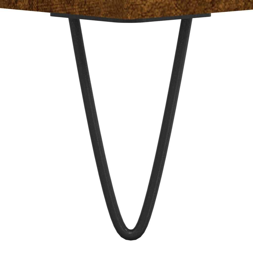 Schuhbank 102X35X55 Cm Holzwerkstoff Räuchereiche