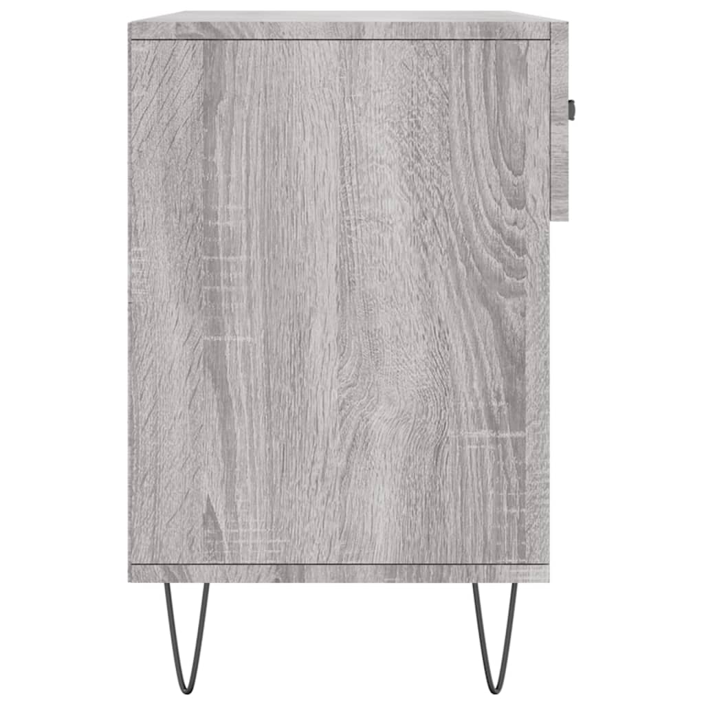 Schuhbank 102X35X55 Cm Holzwerkstoff Grau Sonoma