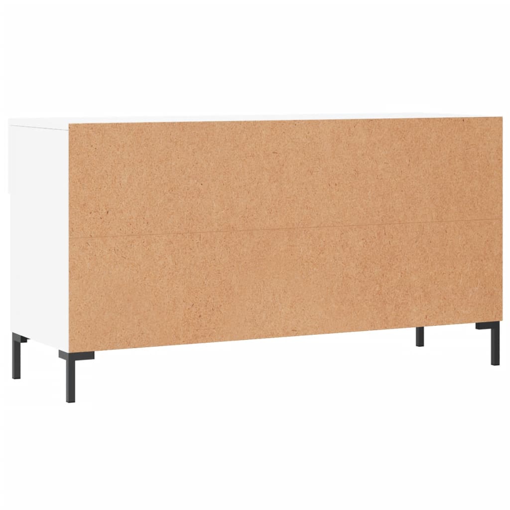 Schuhbank 102X35X55 Cm Holzwerkstoff Weiß