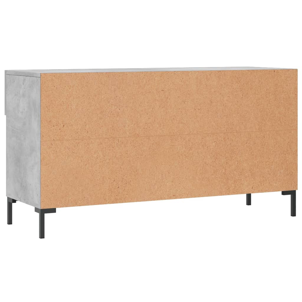 Schuhbank 102X35X55 Cm Holzwerkstoff Betongrau