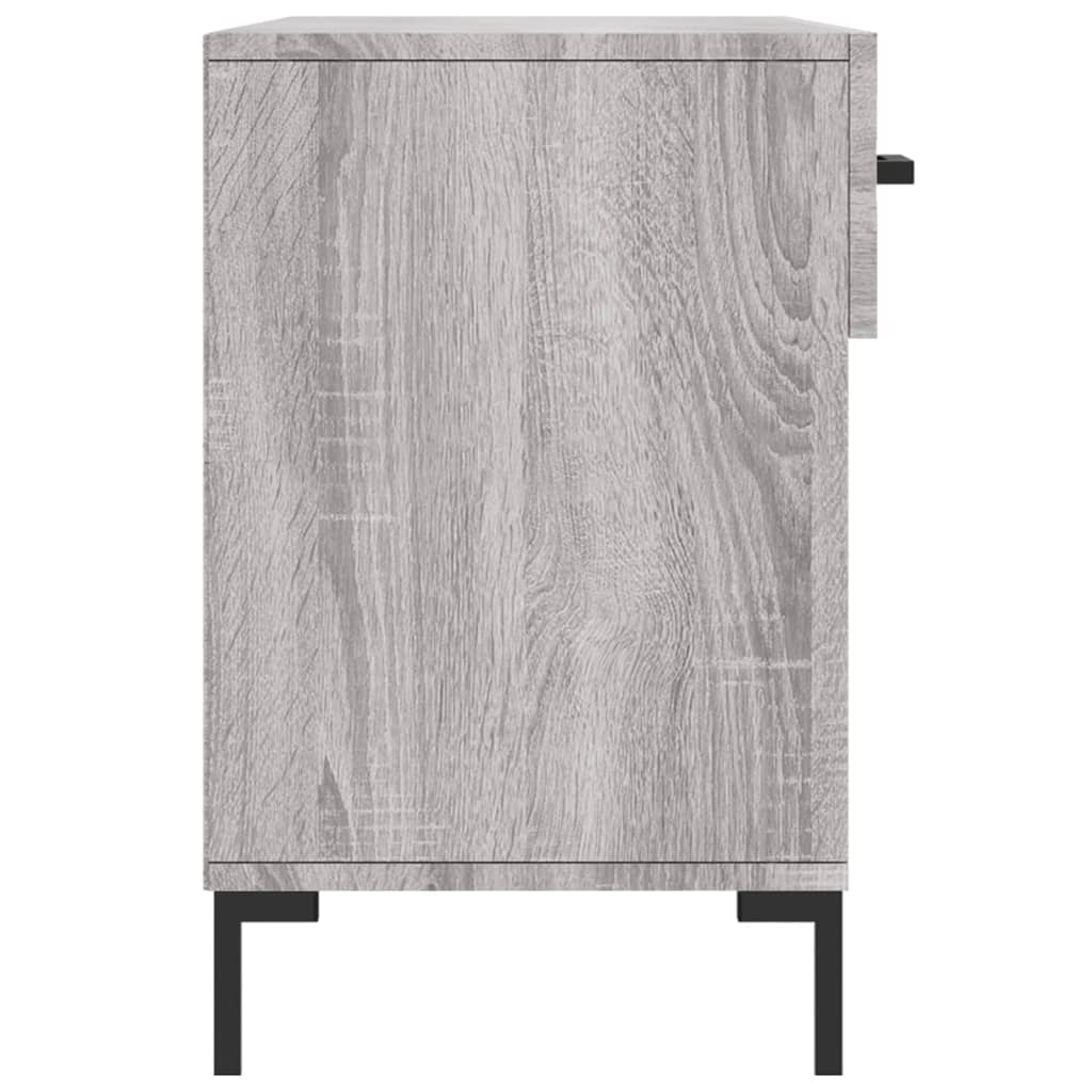 Schuhbank 102X35X55 Cm Holzwerkstoff Grau Sonoma