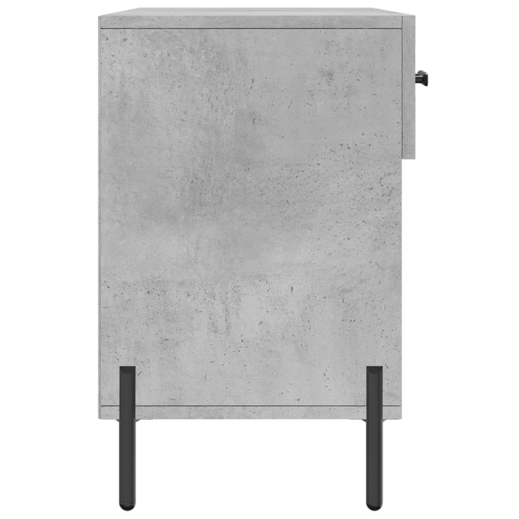 Schuhbank 102X35X55 Cm Holzwerkstoff Betongrau