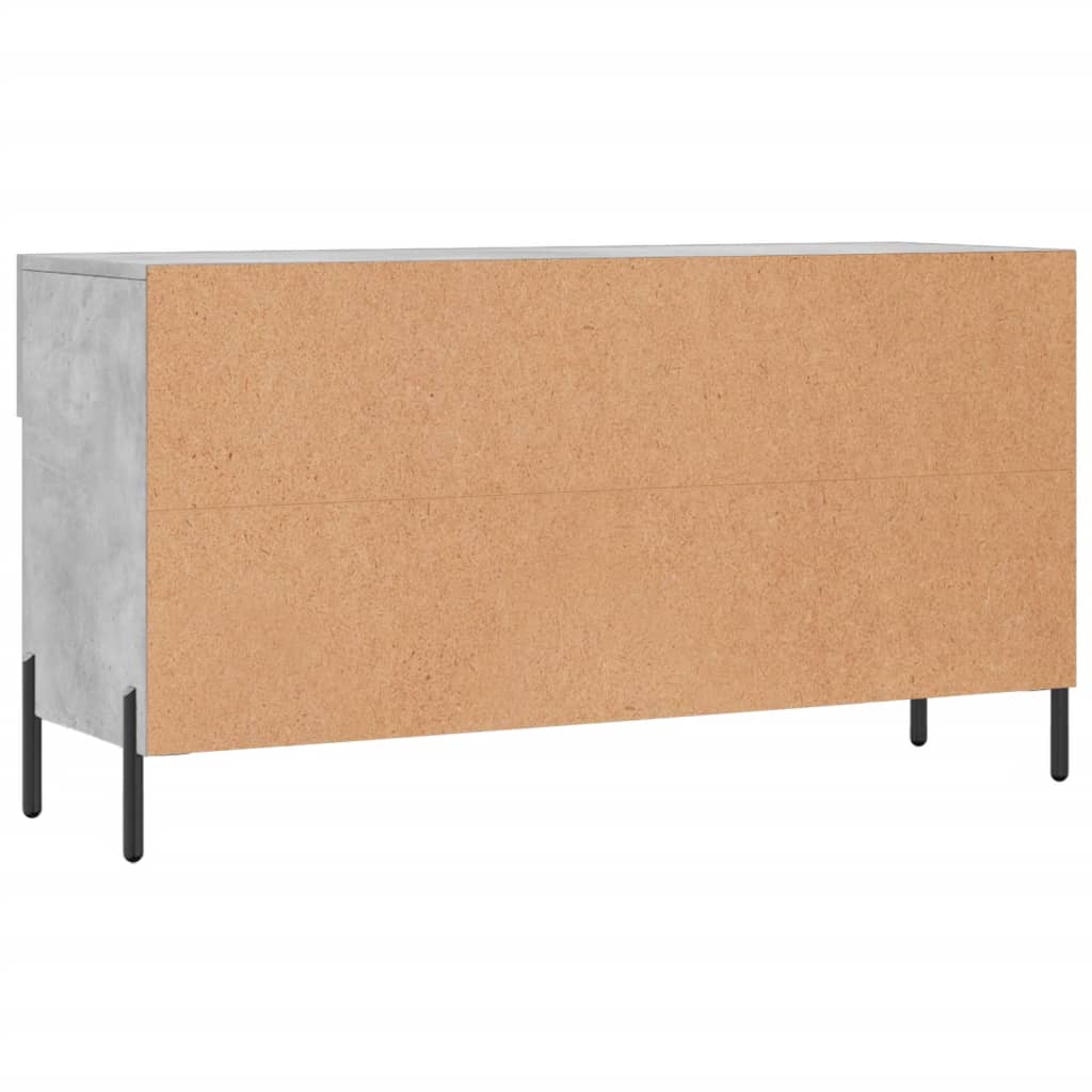 Schuhbank 102X35X55 Cm Holzwerkstoff Betongrau