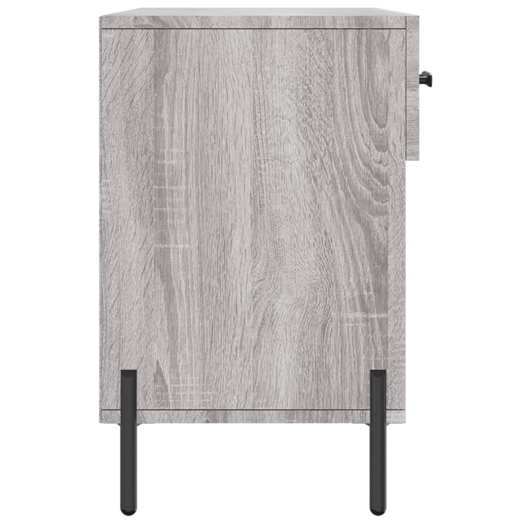 Schuhbank 102X35X55 Cm Holzwerkstoff Grau Sonoma