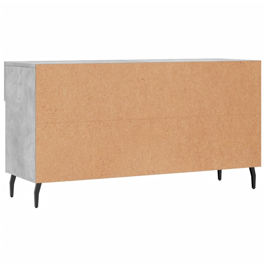 Schuhbank 102X35X55 Cm Holzwerkstoff Betongrau