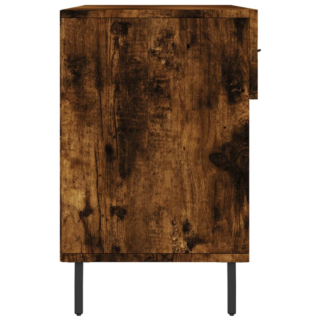 Schuhbank 102X35X55 Cm Holzwerkstoff Räuchereiche