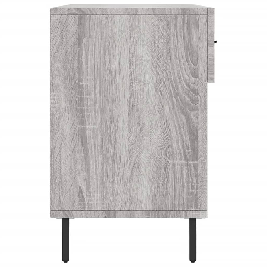 Schuhbank 102X35X55 Cm Holzwerkstoff Grau Sonoma