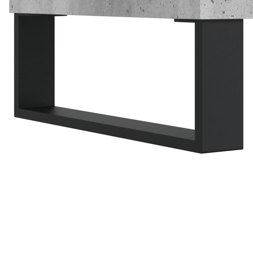 Schuhbank 102X35X55 Cm Holzwerkstoff Betongrau