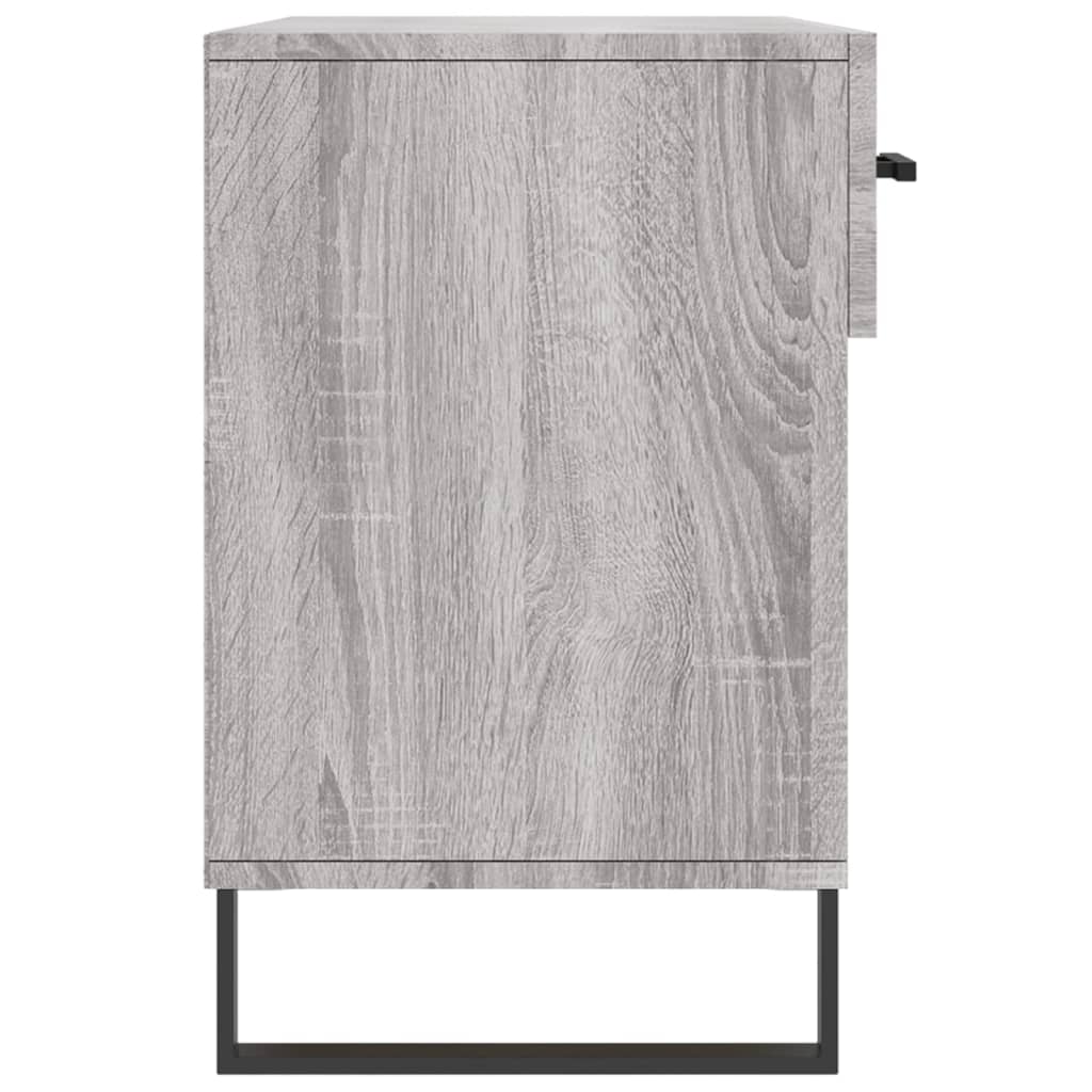 Schuhbank 102X35X55 Cm Holzwerkstoff Grau Sonoma