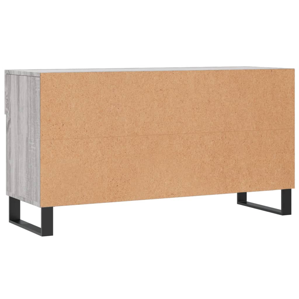 Schuhbank 102X35X55 Cm Holzwerkstoff Grau Sonoma