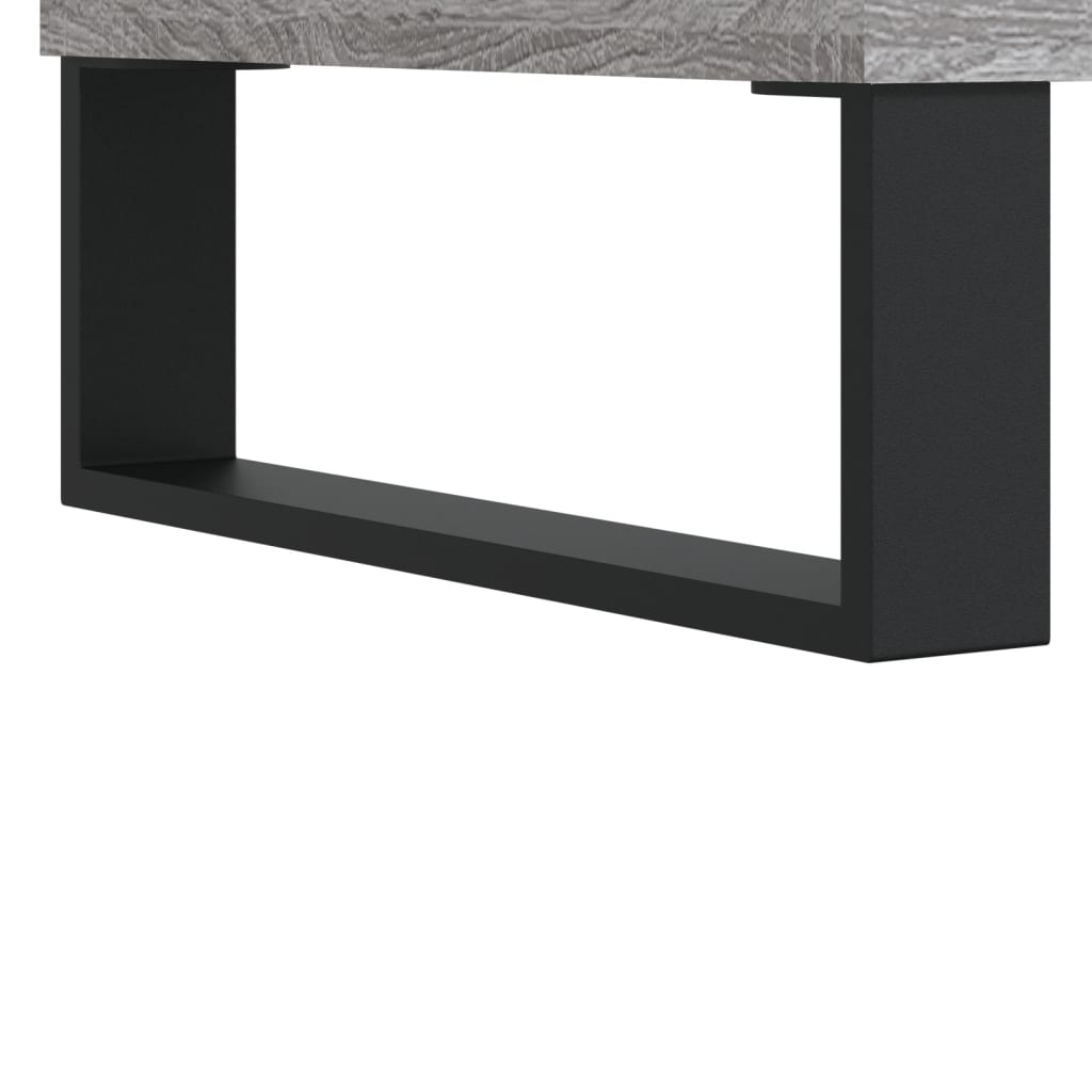 Schuhbank 102X35X55 Cm Holzwerkstoff Grau Sonoma