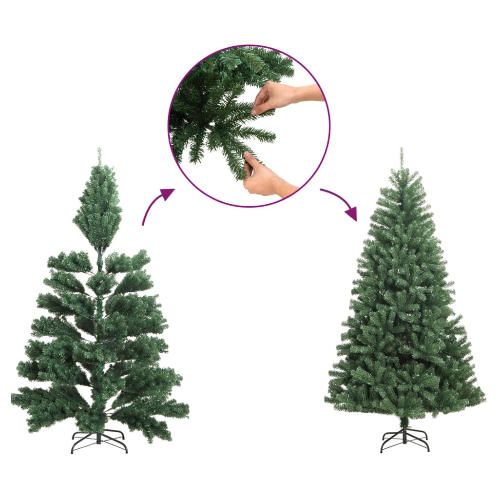 Künstlicher Weihnachtsbaum Klappbar Mit Ständer Natur