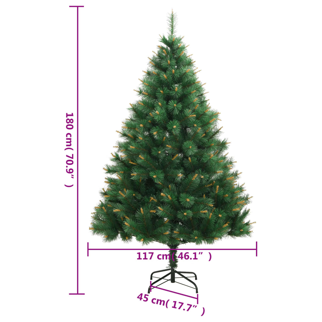 Künstlicher Weihnachtsbaum Klappbar Mit Ständer Natur