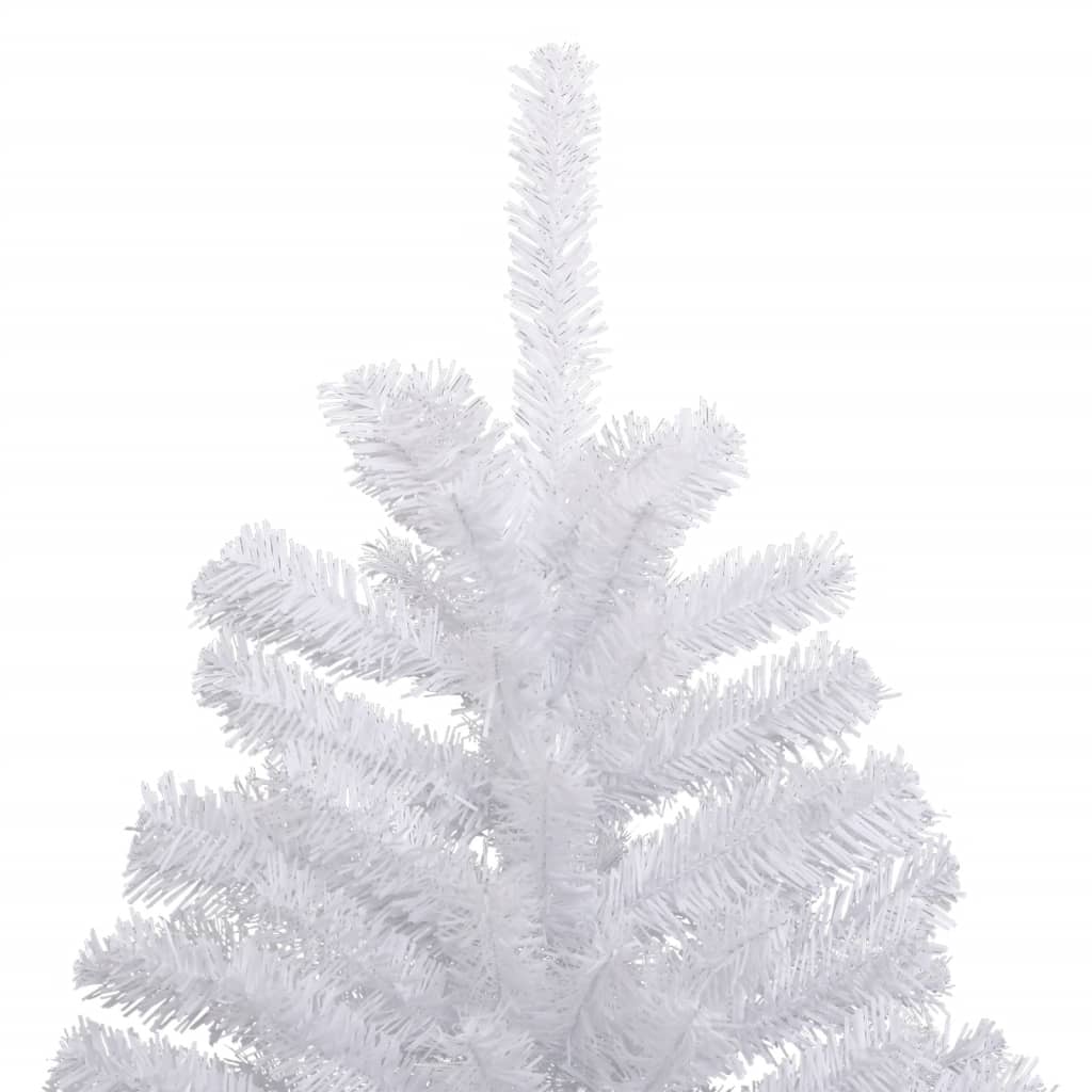 Künstlicher Weihnachtsbaum Klappbar Beschneit Weiß