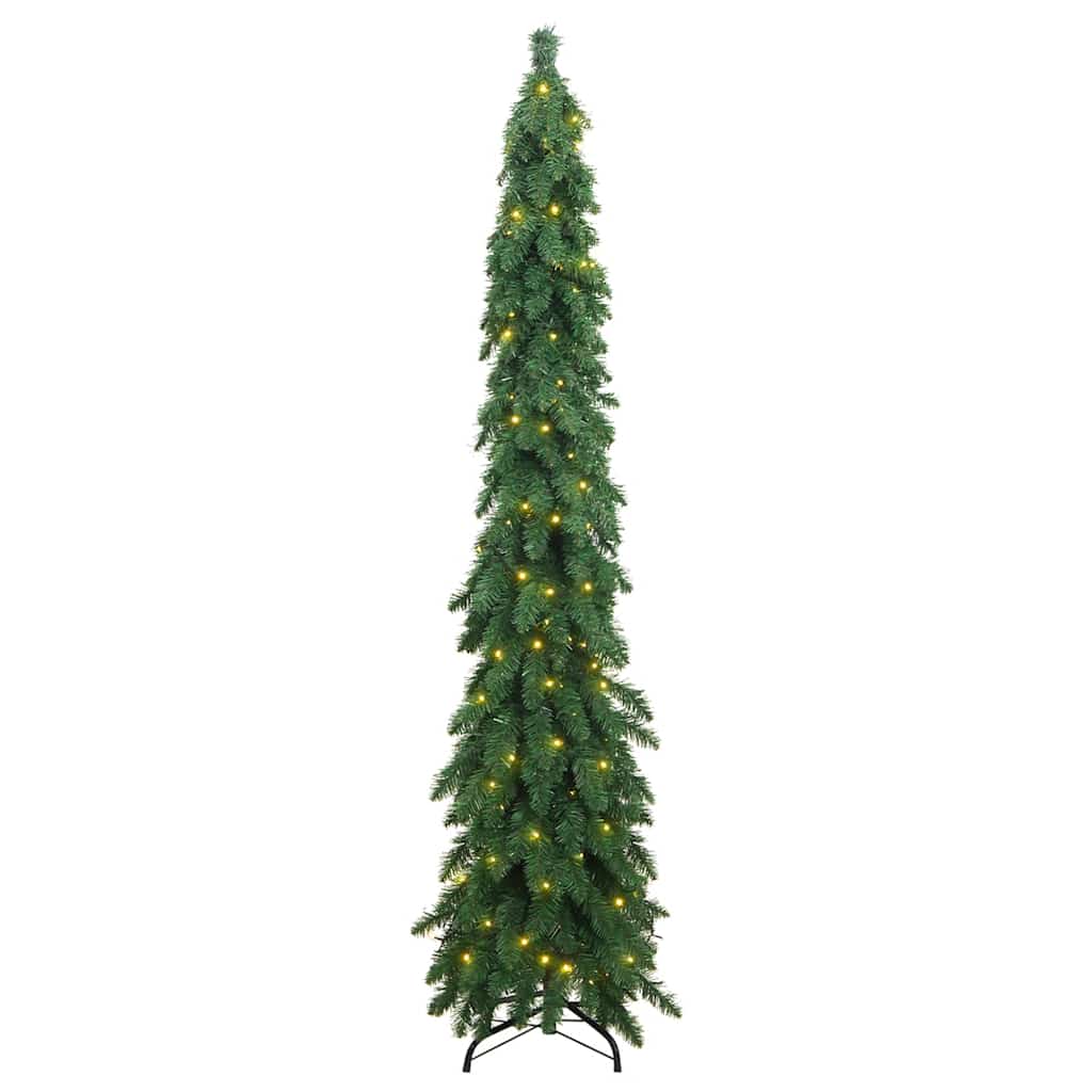 Künstlicher Weihnachtsbaum Mit Beleuchtung 130 Leds Grün
