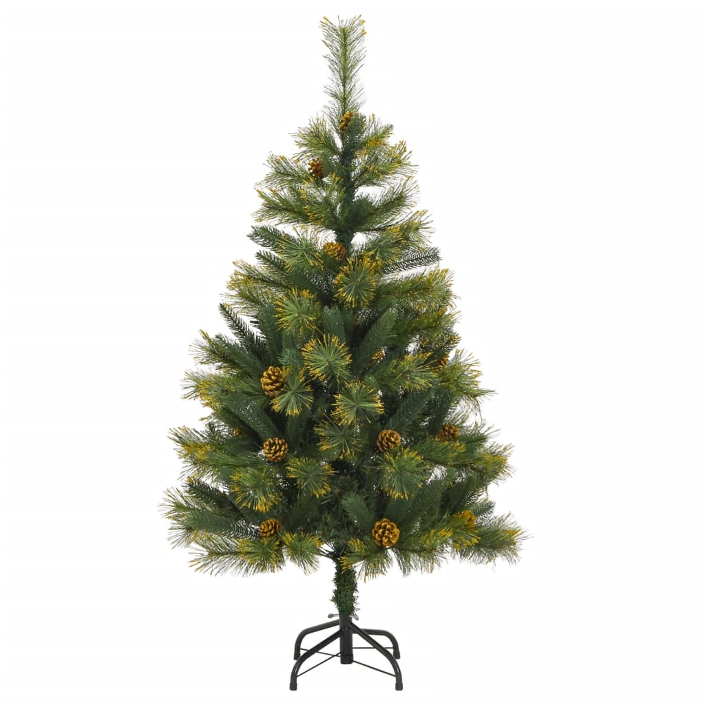Künstlicher Weihnachtsbaum Klappbar Mit Zapfen