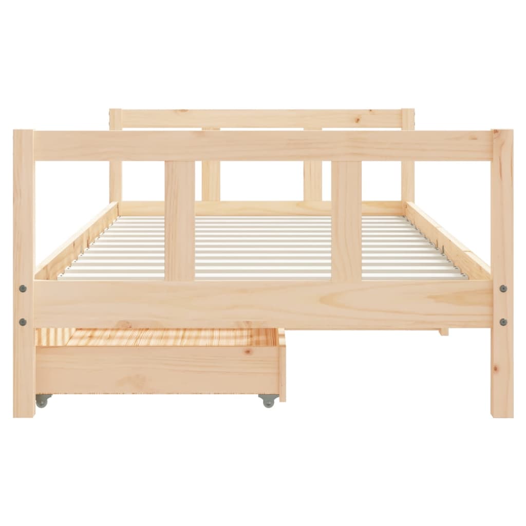 Kinderbett Mit Schubladen Massivholz Kiefer