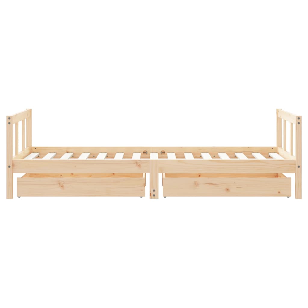 Kinderbett Mit Schubladen Massivholz Kiefer