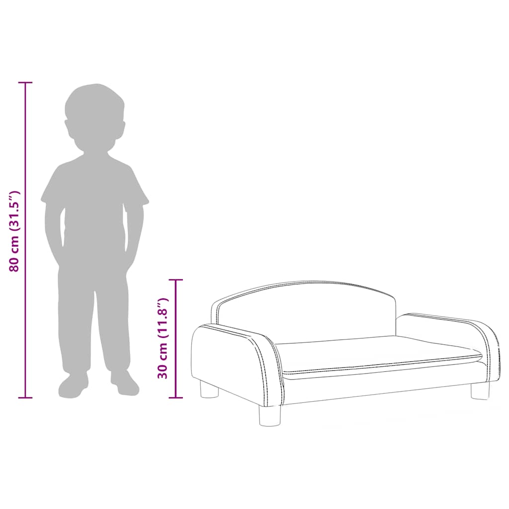 Kindersofa Stoff