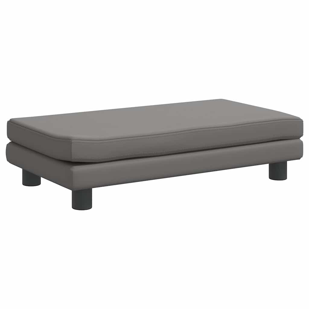 Kindersofa Mit Hocker 100X50X30 Cm Kunstleder