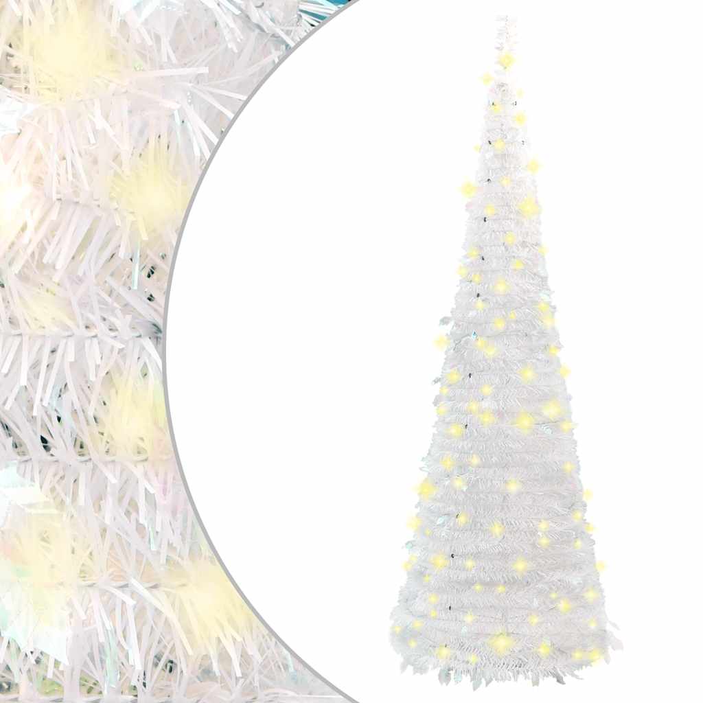 Pop-Up-Weihnachtsbaum Künstlich 150 Leds Weiß