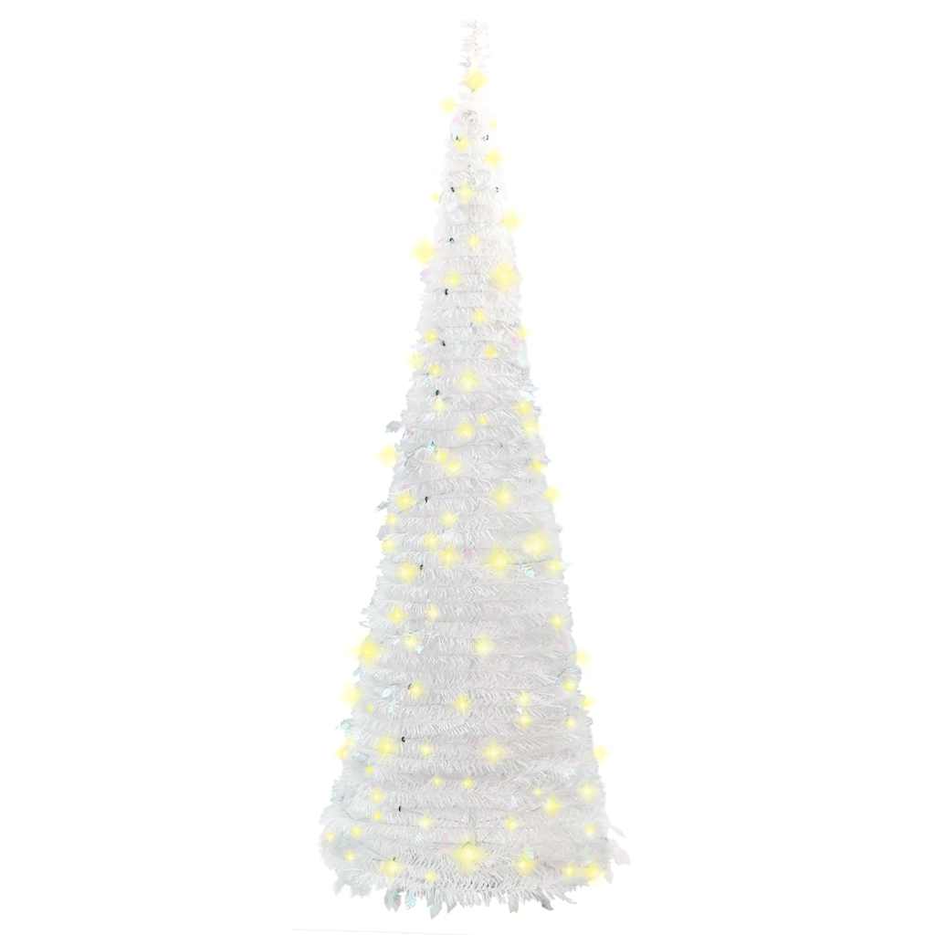 Pop-Up-Weihnachtsbaum Künstlich 150 Leds Weiß