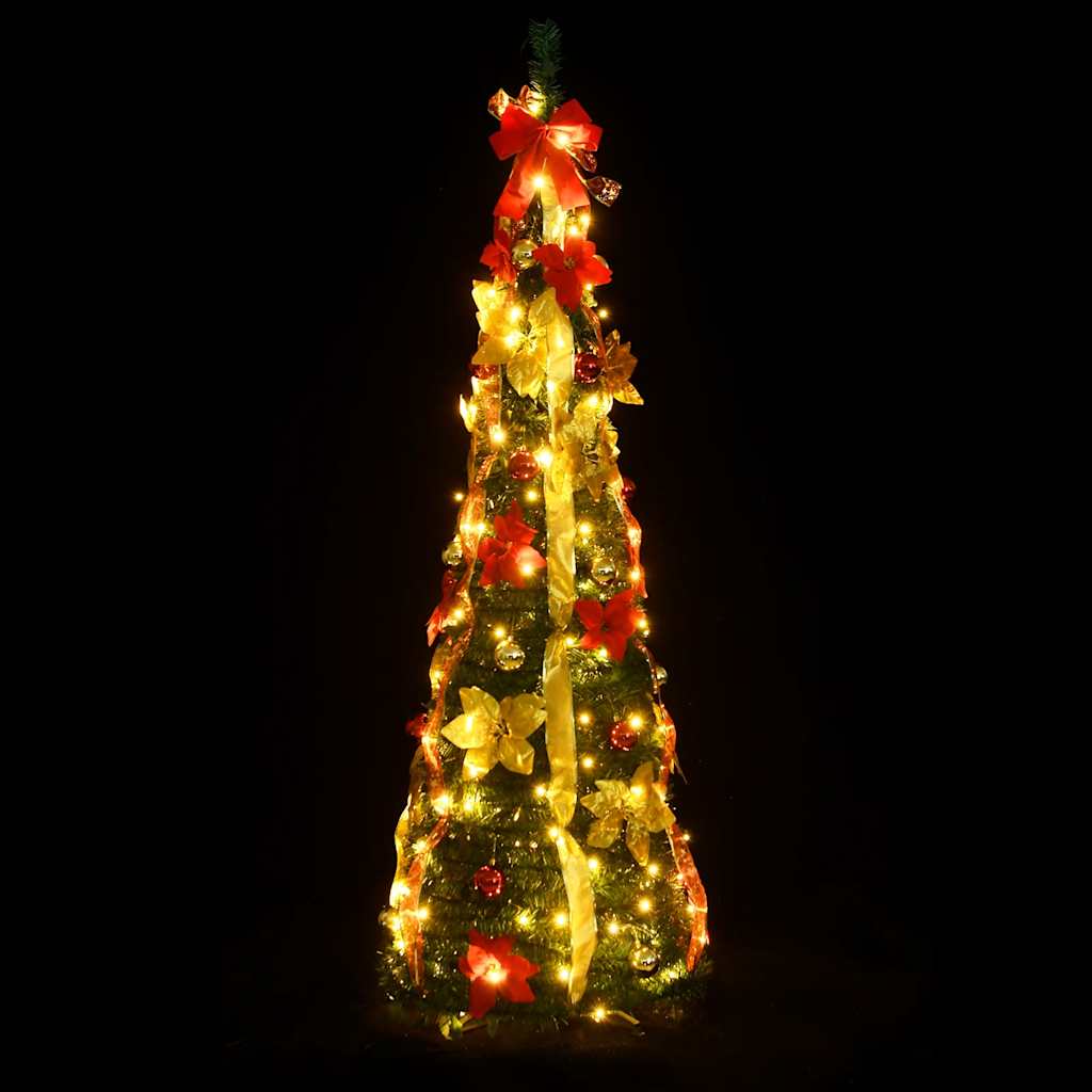 Pop-Up-Weihnachtsbaum Künstlich 50 Leds Grün