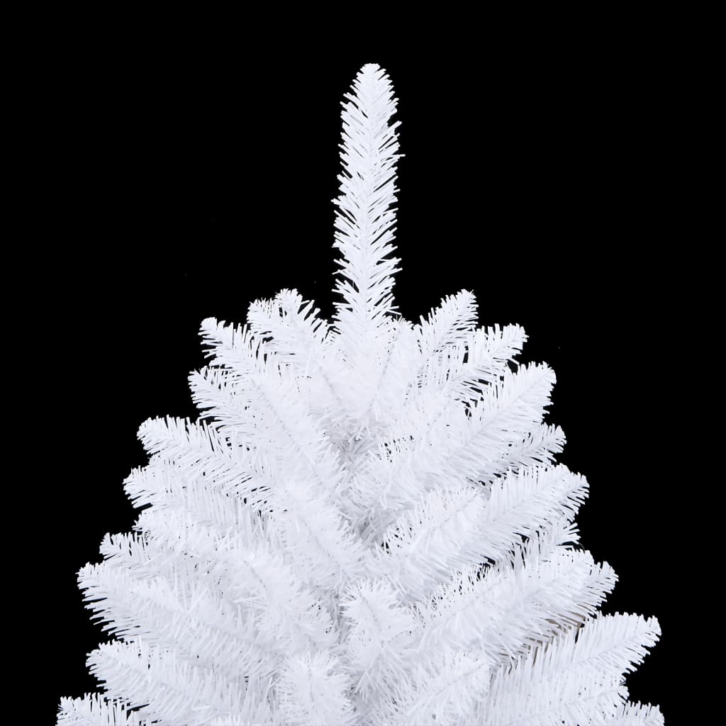 Künstlicher Weihnachtsbaum Klappbar Mit Ständer Weiß