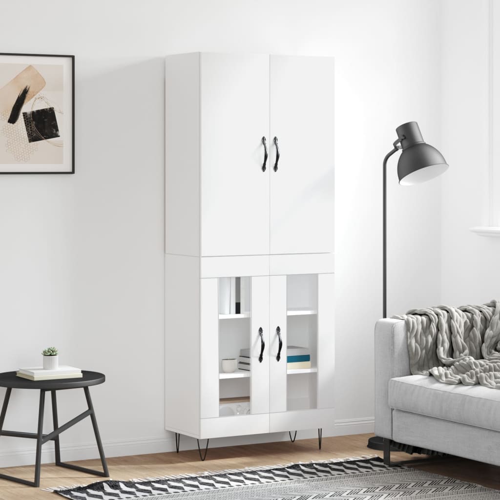 Highboard 69,5X34X180 Cm Holzwerkstoff