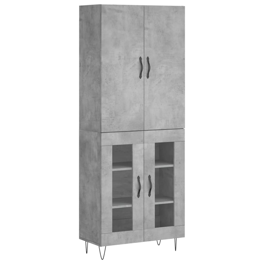 Highboard 69,5X34X180 Cm Holzwerkstoff