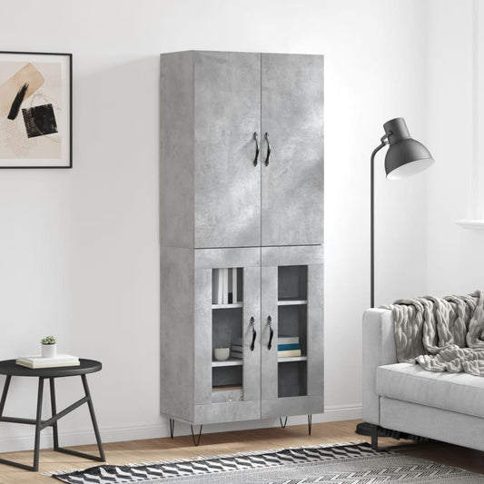 Highboard 69,5X34X180 Cm Holzwerkstoff