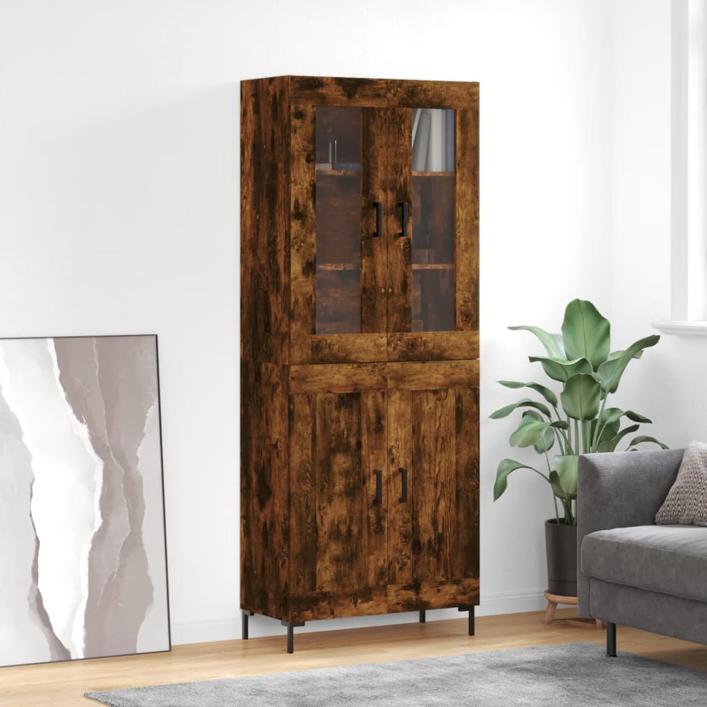 Highboard 69,5X34X180 Cm Holzwerkstoff