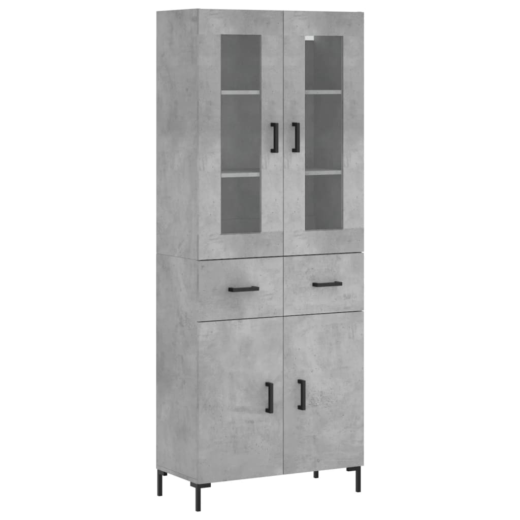 Highboard 69,5X34X180 Cm Holzwerkstoff