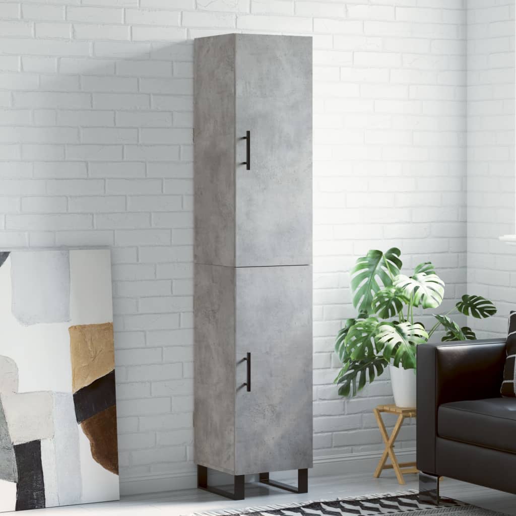 Highboard 34,5X34X180 Cm Holzwerkstoff