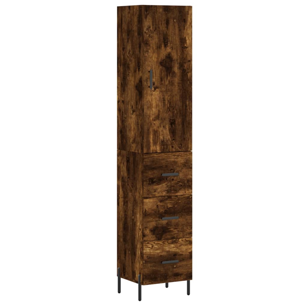 Highboard 34,5X34X180 Cm Holzwerkstoff