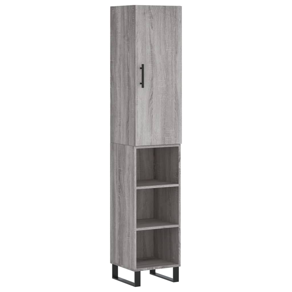Highboard 34,5X34X180 Cm Holzwerkstoff