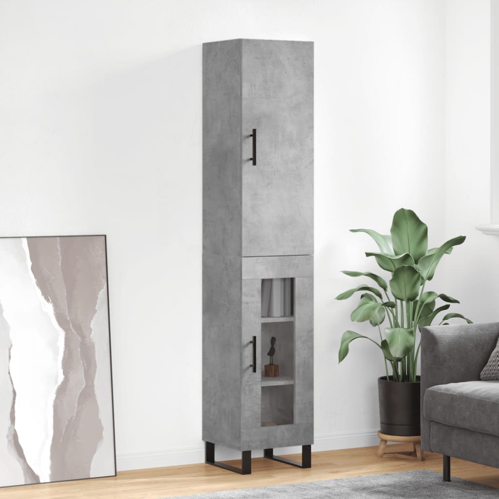 Highboard 34,5X34X180 Cm Holzwerkstoff