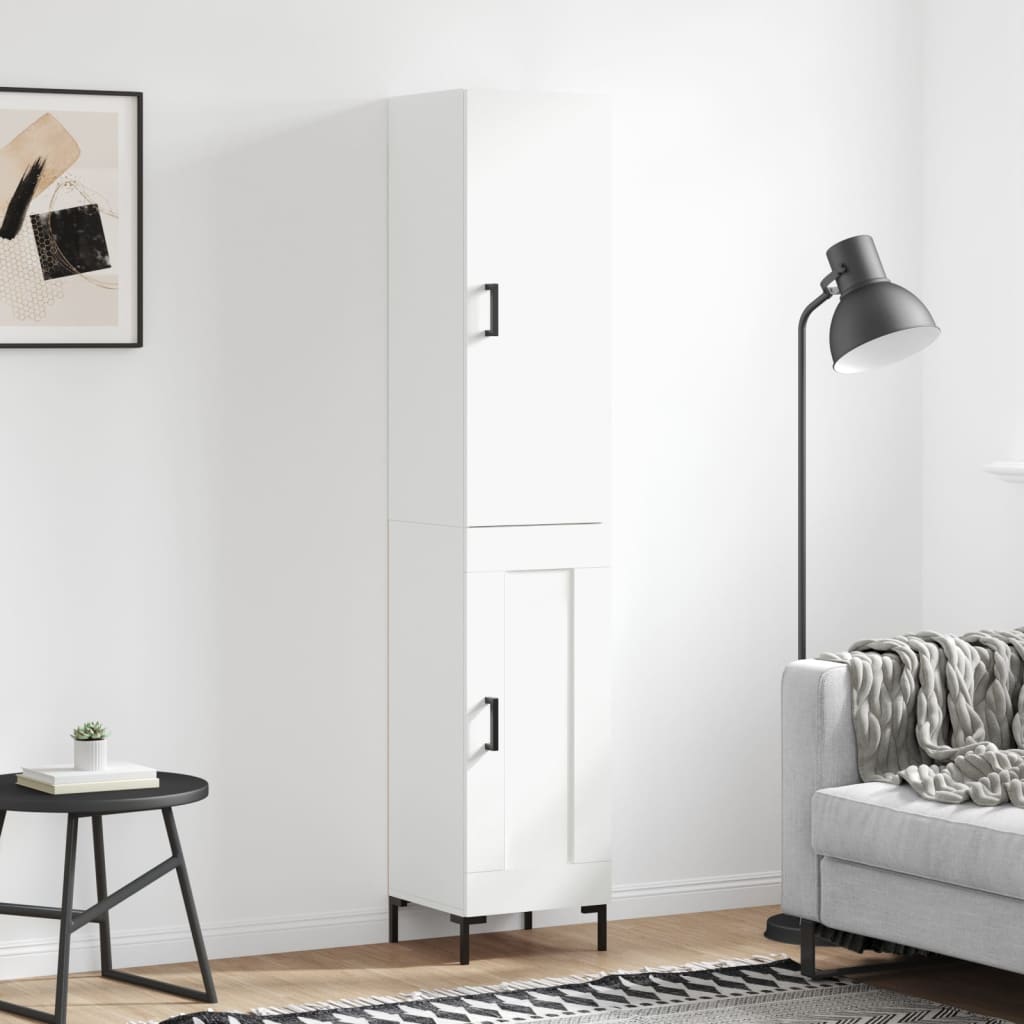 Highboard 34,5X34X180 Cm Holzwerkstoff