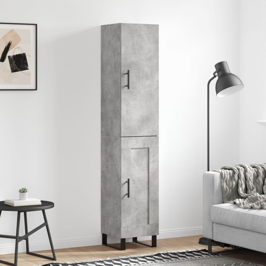 Highboard 34,5X34X180 Cm Holzwerkstoff