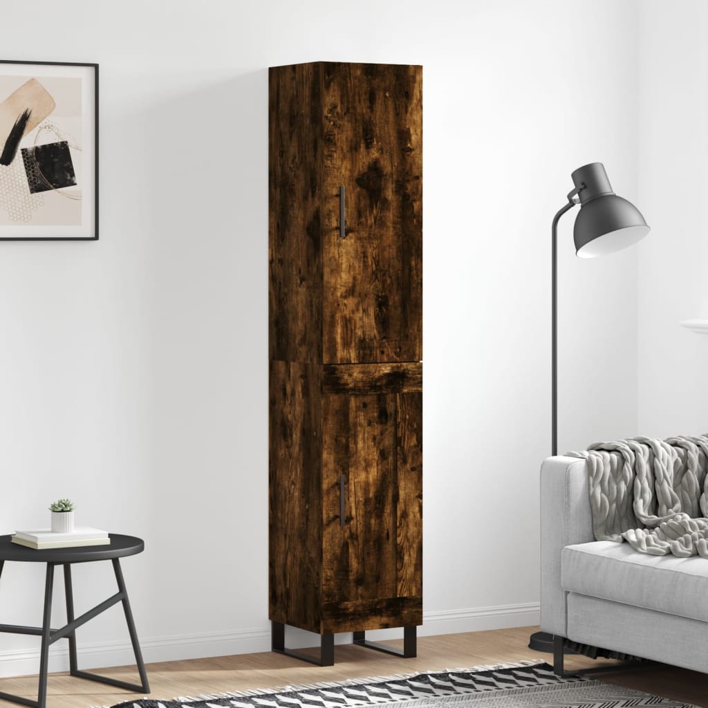 Highboard 34,5X34X180 Cm Holzwerkstoff