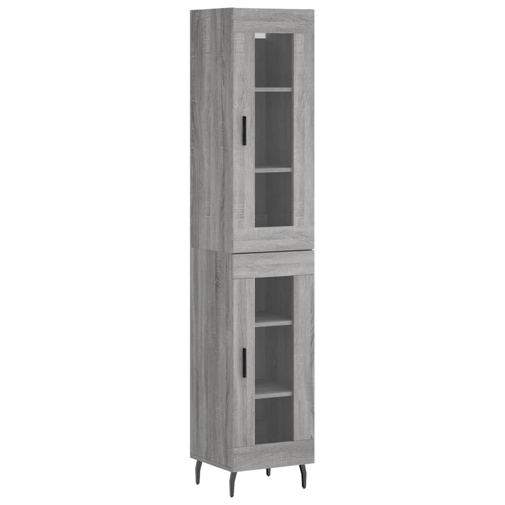 Highboard 34,5X34X180 Cm Holzwerkstoff