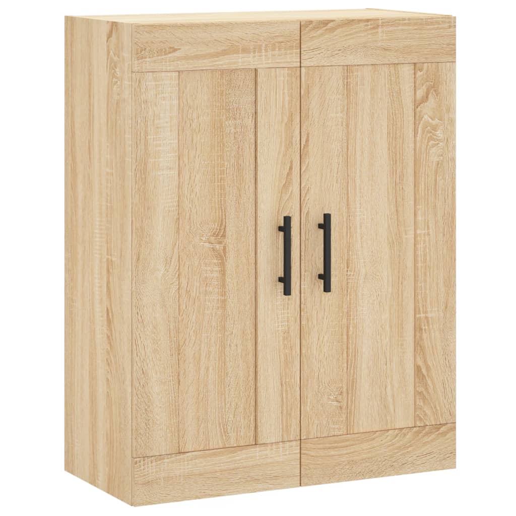Highboard Sonoma-Eiche 69,5X34X180 Cm Holzwerkstoff