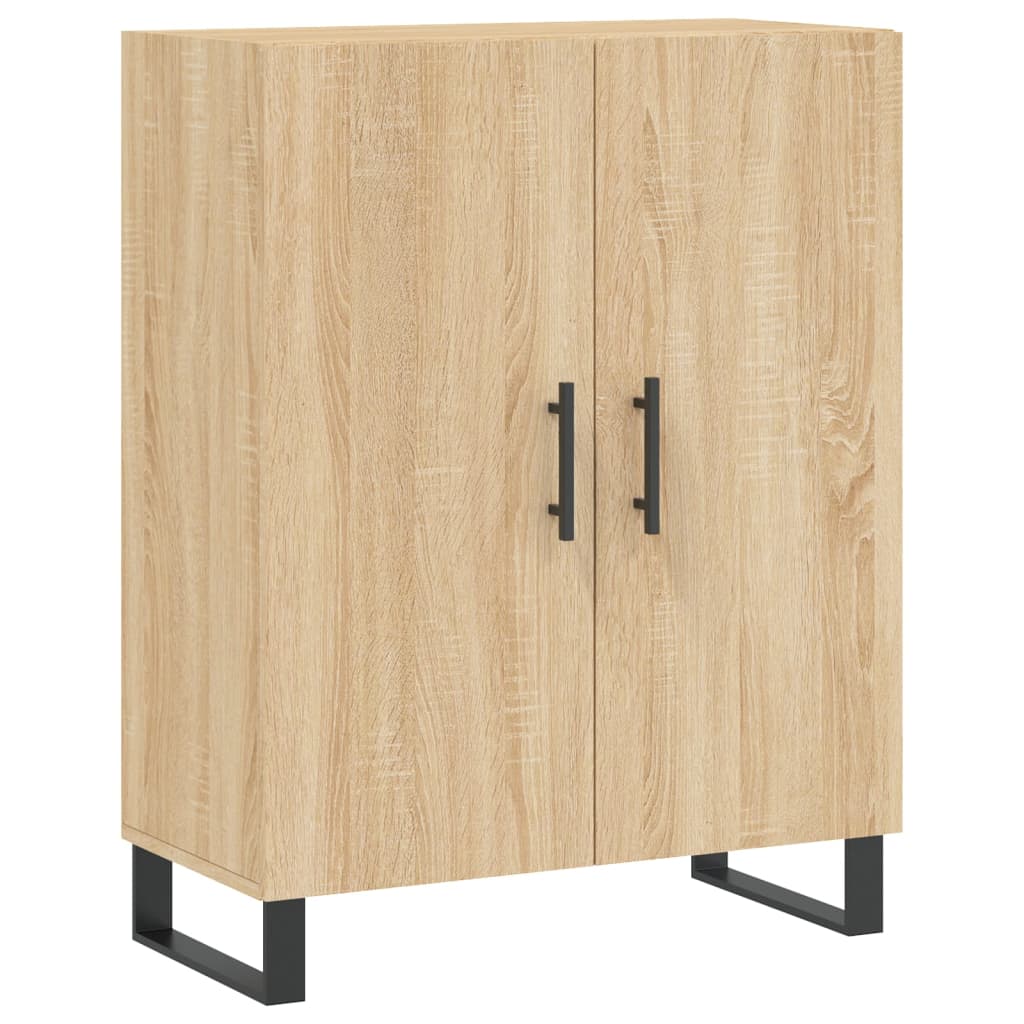 Highboard Sonoma-Eiche 69,5X34X180 Cm Holzwerkstoff