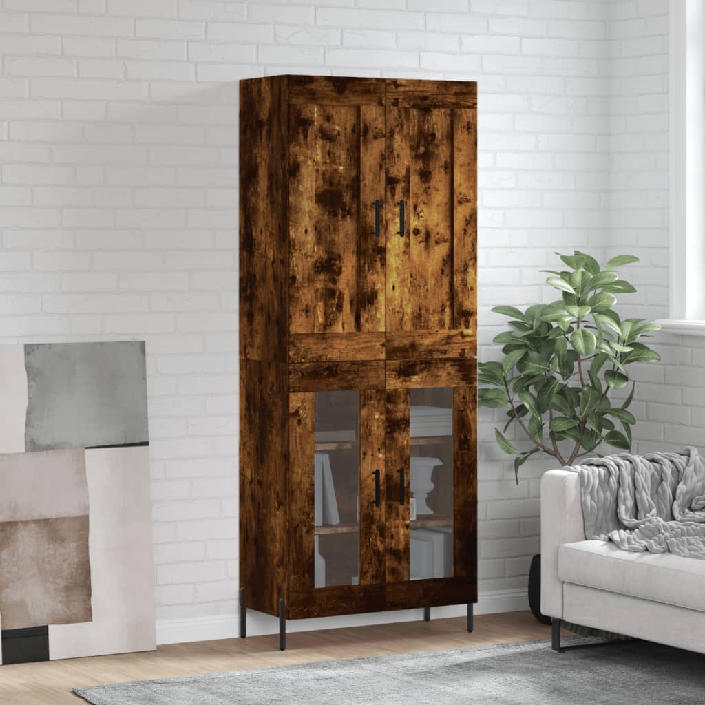 Highboard 69,5X34X180 Cm Holzwerkstoff