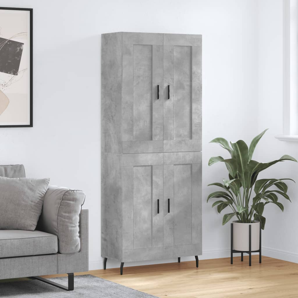 Highboard 2 Pcs 69,5 X 34 X 180 Cm Holzwerkstoff