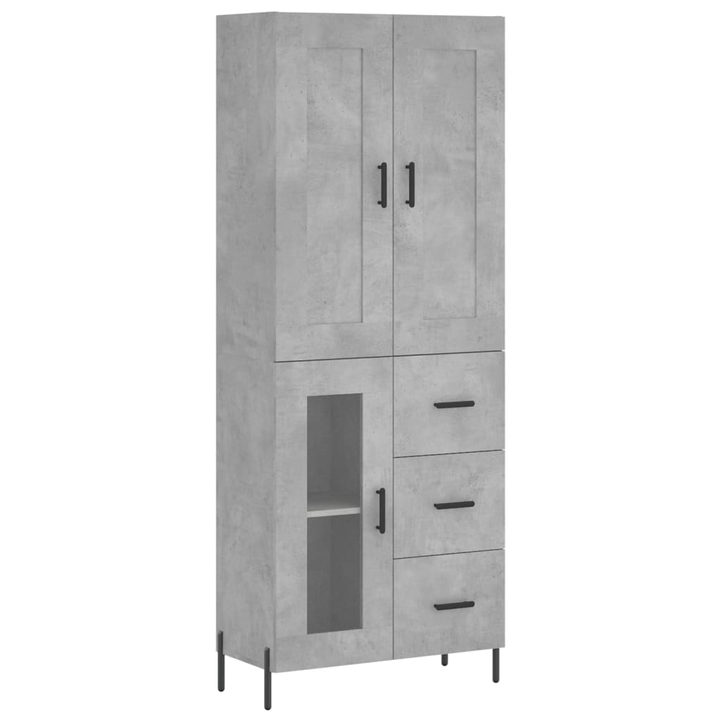 Highboard 69,5X34X180 Cm Holzwerkstoff
