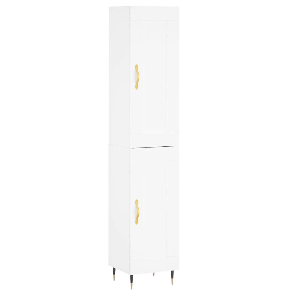 Highboard 34,5X34X180 Cm Holzwerkstoff