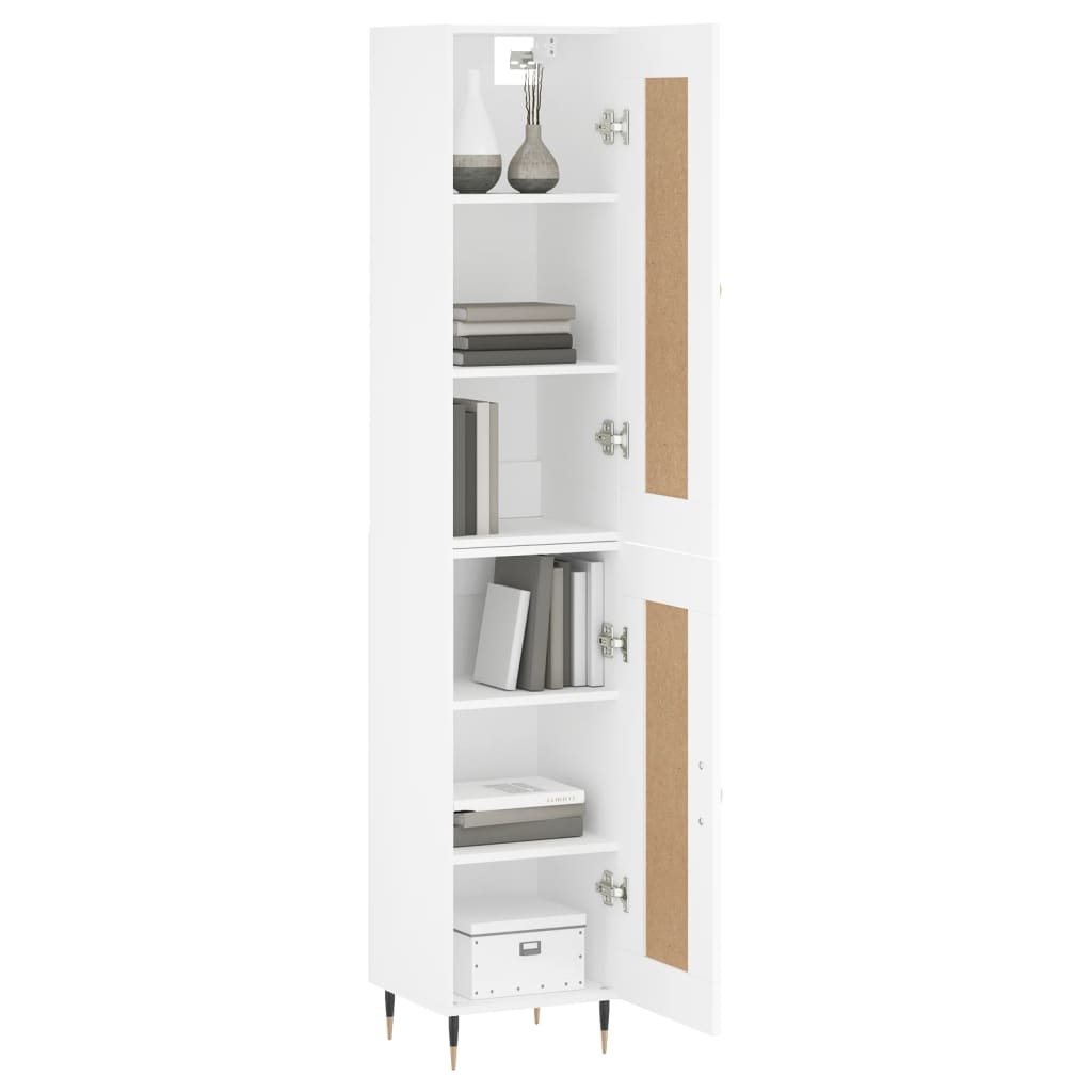 Highboard 34,5X34X180 Cm Holzwerkstoff