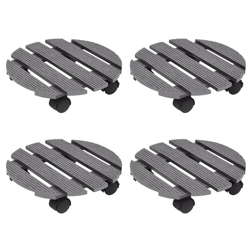 Pflanzenroller 2 Stk. Ø30X7,5 Cm Wpc