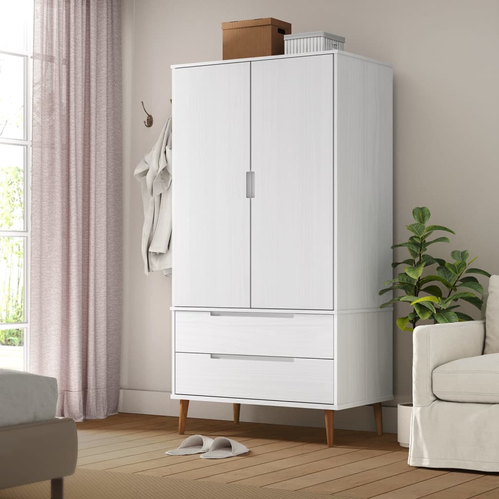 Kleiderschrank Molde 90 X 55 X 175 Cm